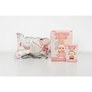 Crybaby Crying Again Series Plush Keychain I'll Bring You A Flower Blind Box New